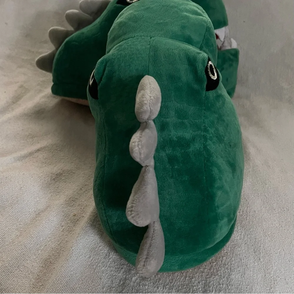 Old Navy Monster Dino Slippers  Kids XL 3-4 Slippers